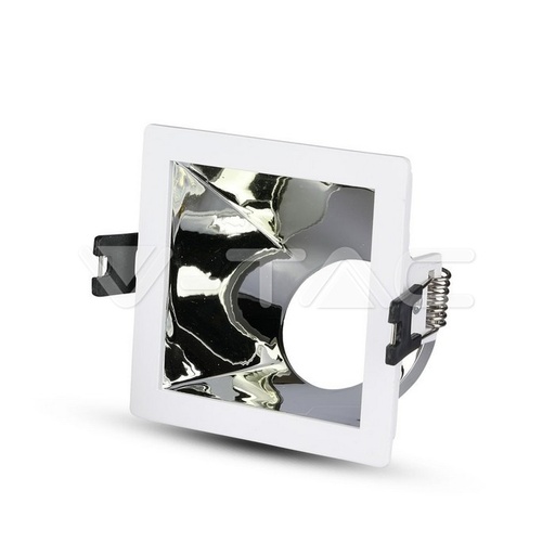 [PTG053.00231] V-TAC 3168, GU10 Frame White Chrome Square