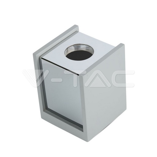 [PTG053.00251] V-TAC 3142, GU10 Surface Mounted Concrete Holder Square Chrome