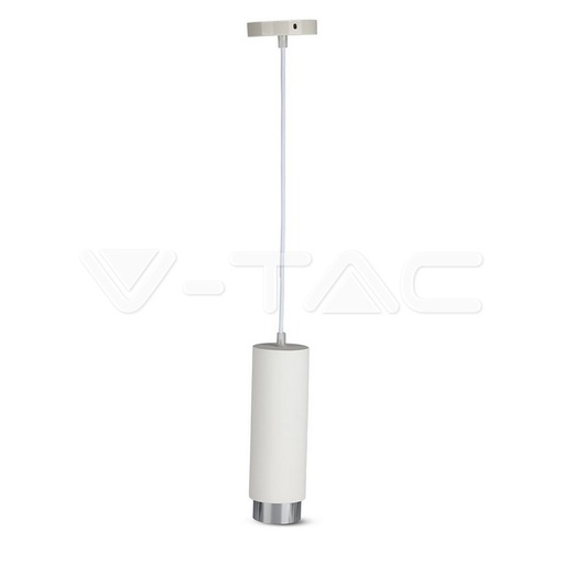 [PTG053.00261] V-TAC 3129, GU10 Suspended Gypsum Fitting Chrome Detail