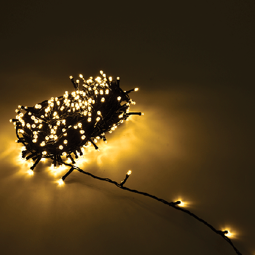 [PTG088.00012] ELMARK 99CRL009WW, Warm White Christmas String Lights, 7.2W, 2700–3000K, 23+5m, IP44, 240V