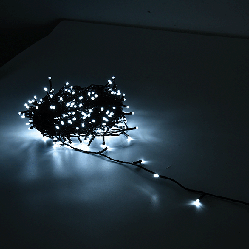 [PTG088.00013] ELMARK 99CRL009CW, Cool White Christmas String Lights, 7.2W, 6000–6500K, 23+5m, IP44, 240V
