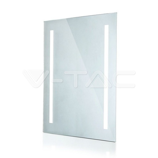[PTG087.00004] V-TAC 2140471, 42W Rectangular LED Mirror IP44 Anti-Fog 6400K