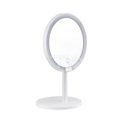 [PTG087.00009] V-TAC 8931, 5W LED Illuminated Mirror, Rechargeable, Dimmable, 6500K