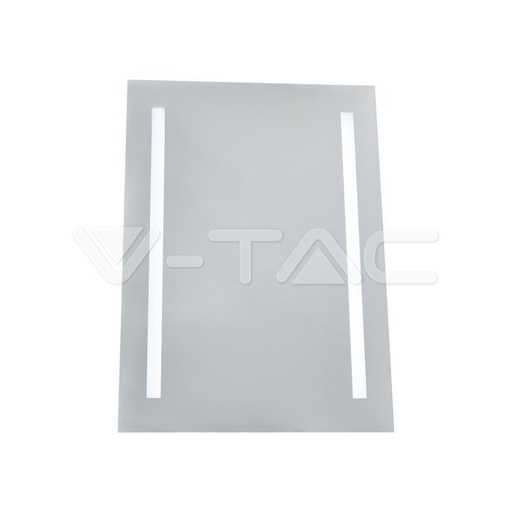 [PTG087.00012] V-TAC 40441, Oglindă LED dreptunghiulară 4W IP44 anti-aburire 6400K + încălzitor 13W