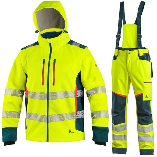 [PTG094.01588] Workwear With Pants, Softshell, Waterproof, Reflective, Unisex, BEDFORD