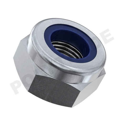 [PTG006.00202] Hex Nylon Insert Lock Nut DIN 985 - Steel [8] 