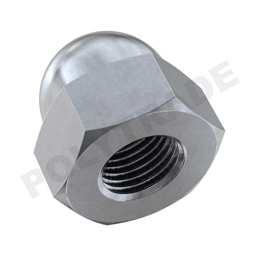 [PTG006.00517] Hex Domed Cap Nut DIN 1587 - Steel [A2] 
