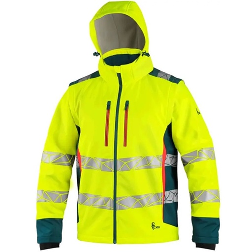 [PTG237.01064] 2-in-1 Softshell Work Jacket, Waterproof, Reflective, Unisex, BEDFORD