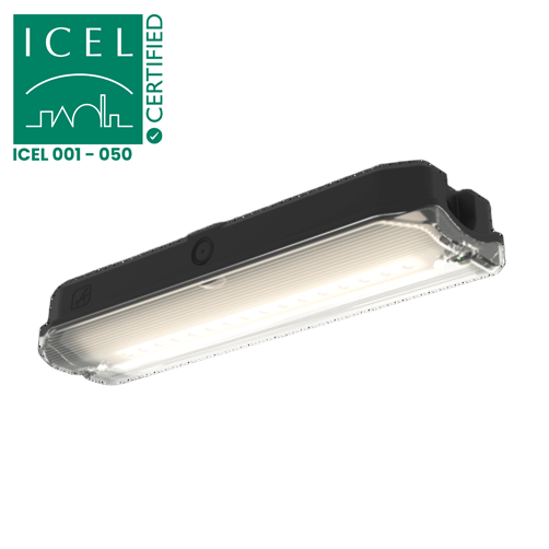 [PTG080.00085] ANSELL LIGHTING AGLED/3M/BK, Guardian Bulkhead Black