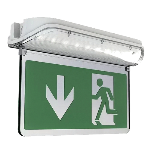 [PTG080.00090] ANSELL LIGHTING AHARLED/3M/ST, Harrier IP65 Blade Exit Sign