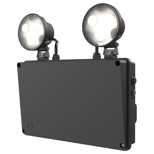 [PTG080.00114] ANSELL LIGHTING ARAP/1/B, Proiector dublu Raptor IP65 Negru