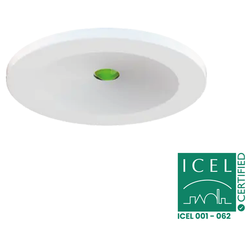 [PTG080.00121] ANSELL LIGHTING ASLED/3NM, Signal Emergency Downlight Non-Maintained White