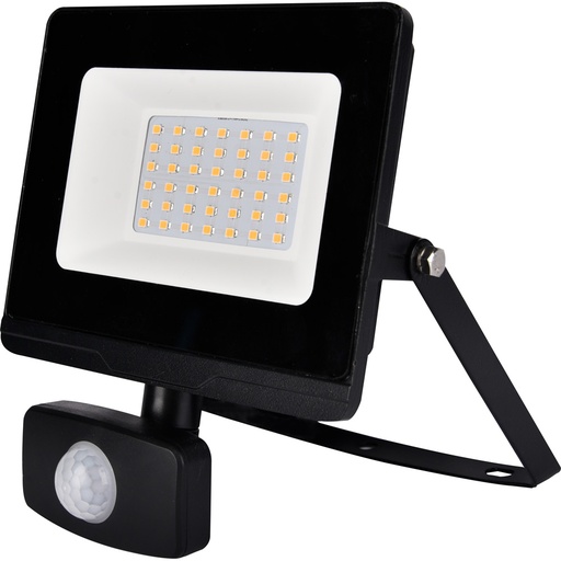 [PTG080.00267] ELMARK 98OMEGA30SBLCWE, Proiector LED OMEGA30 30W cu senzor 5500K IP65 + kit de urgență
