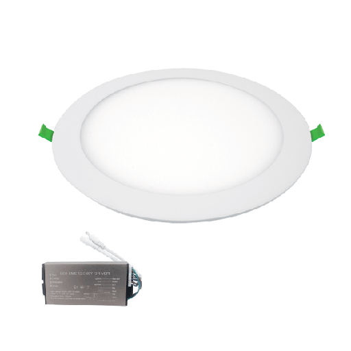 [PTG080.00346] ELMARK 99LED607IP65E, Panou LED rotund 7W 4000K IP65 + kit de urgență