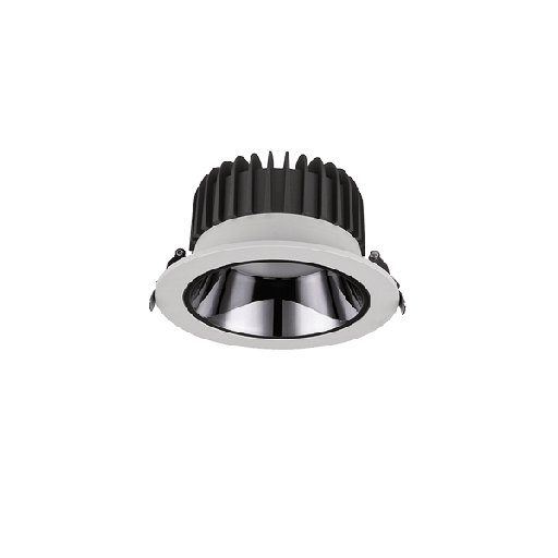 [PTG080.00409] ELMARK 92TS0940/WHE, LED DOWNLIGH TS0940 9W, 240V, 4000K, 60ᴼ, IP44, White+ EMERGANCY KIT