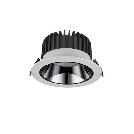[PTG080.00410] ELMARK 92TS1540/WHE, Downlight LED TS1540 15W 240V 4000K 60° IP44 alb + kit de urgență