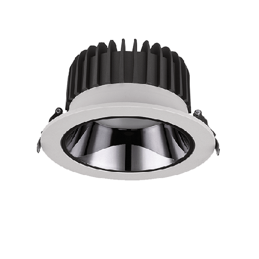 [PTG080.00411] ELMARK 92TS2440/WHE, Downlight LED TS2440 24W 240V 4000K 60° IP44 alb + kit de urgență