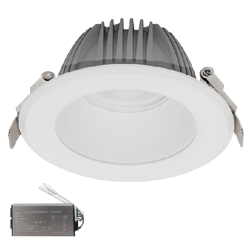 [PTG080.00425] ELMARK 92EL62282030/WHE, Downlight LED încastrat EL-6228 20W 3000K + kit de urgență
