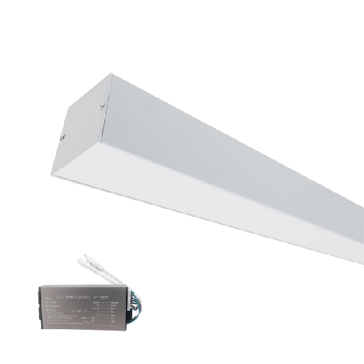 [PTG080.00465] ELMARK 99OM604024/WHE, Profil LED aplicat S77 24W 4000K 600mm alb + kit de urgență
