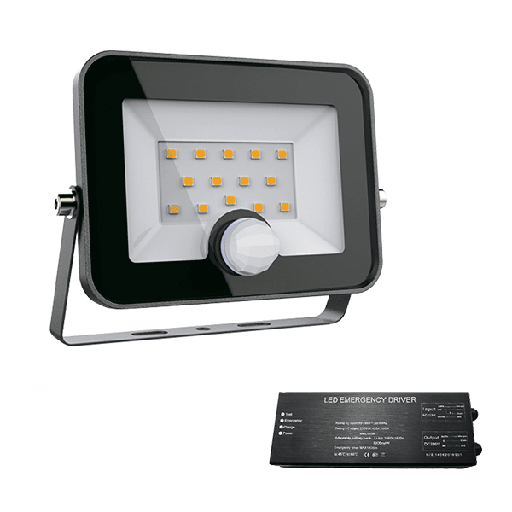 [PTG080.00485] ELMARK 98VEGA30SSE, Proiector LED VEGA Slim 30W cu senzor 5500K + kit de urgență