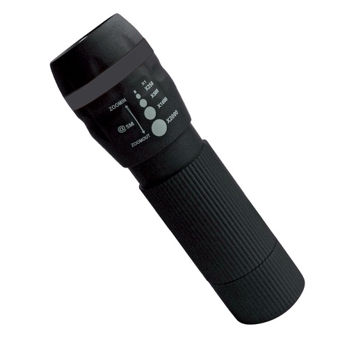 [PTG077.00009] ELMARK 100172, Lanternă LED zoom E-6605, 1W, Telescopică