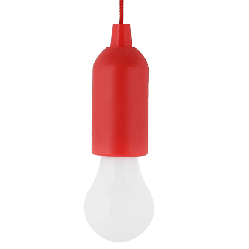 [PTG077.00020] ELMARK 100175/R, Lampă LED tip bec cu șnur E-6621, 1W, Roșu