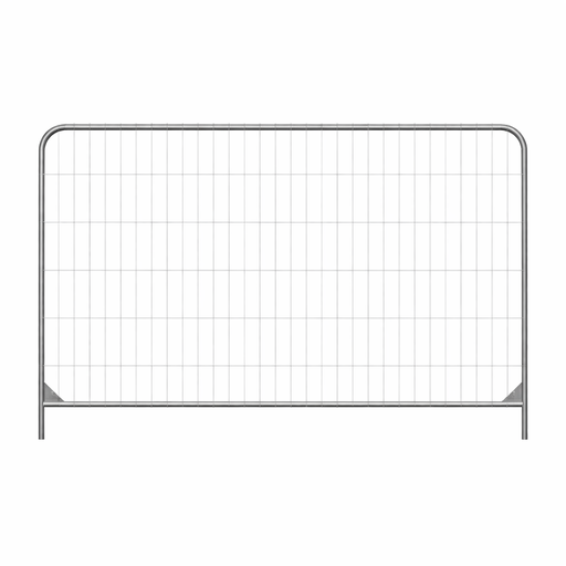 [PTG098.00007] Galvanized Steel Temporary Fence Panel Poly RC Anticlimb, 3500x2000 mm