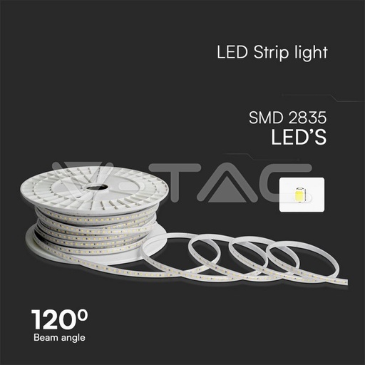[PTG076.00921] V-TAC 23732, Set benzi LED LED10W 2835 121 Verde 50m/SET 220V
