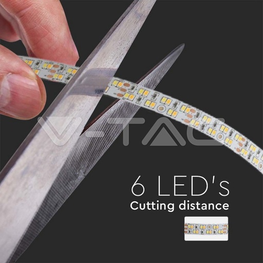 [PTG076.00969] V-TAC 10554, LED Strip SMD 2835 240LED Double PCB IP20 15mm 3in1 21W/m