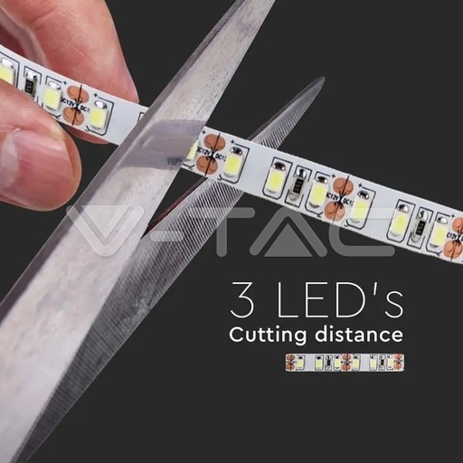 [PTG076.01058] V-TAC 212597, LED Strip SMD2835 168 LEDs 24V IP20 4000K 140 lm/W