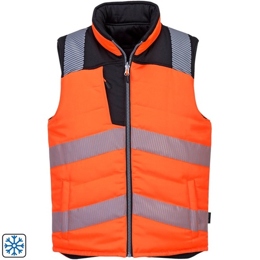 [PTG100.00594] Work Vest, Winter, Reversible, Reflective, Unisex, Pw3 Hi-Vis