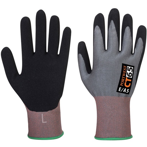 [PTG232.00224] Grey Gloves, Prx Cut Vhr Nitrile Foam