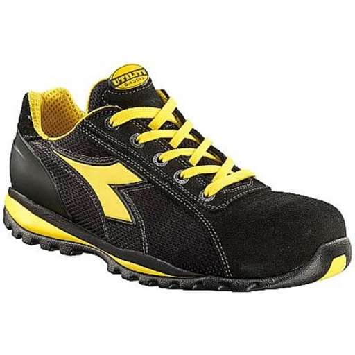 [PTG235.00651] Black Safety Shoes, DIADORA GLOVE TEXT LOW S1PS
