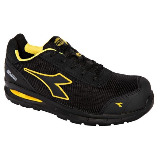 [PTG235.01933] Black Safety Shoes, DIADORA RUN A.BOX CBF LOW S3S