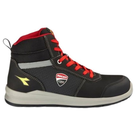 [PTG102.01041] Black Protective Boots, DIADORA SPEEDY RACE MID METAL FREE S3S