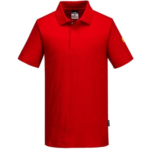 [PTG236.00203] Tricou De Lucru Si Protectie, Cu Maneca Scurta Si Guler Tip Polo, Antistatic, Esd, Unisex, ANTISTATIC