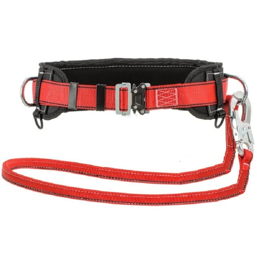 [PTG244.00001] Firefighter Positioning Belt With Lanyard, ZAMORA