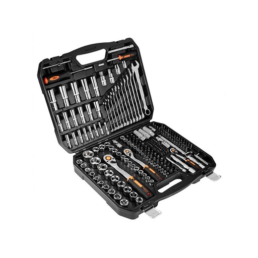 [PTG361.00012] 1/4", 1/2", 3/8" Tool Kit, 219 Pieces, NEO TOOLS