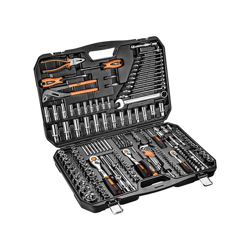 [PTG361.00013] 1/4", 1/2", 3/8" Tool Kit , 233 Pieces, NEO TOOLS