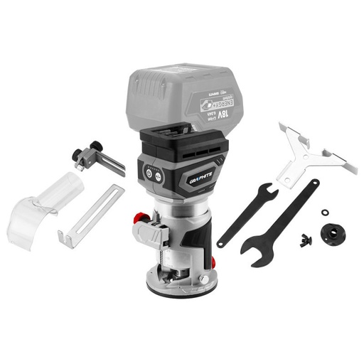[PTG293.00003] Cordless Wood Router, GRAPHITE