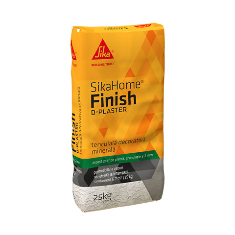 [PTG261.00059] SikaHome Finish D-Plaster, Decorative Plaster