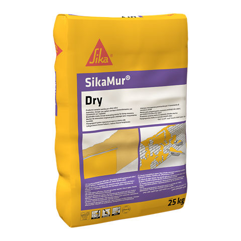 [PTG261.00067] SikaMur Dry, Sanitation & Diffusion Mortar for Masonry