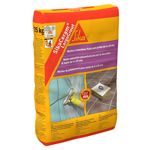 [PTG040.00066] SikaCeram LargeGrout, Chit de rosturi, 4-20mm