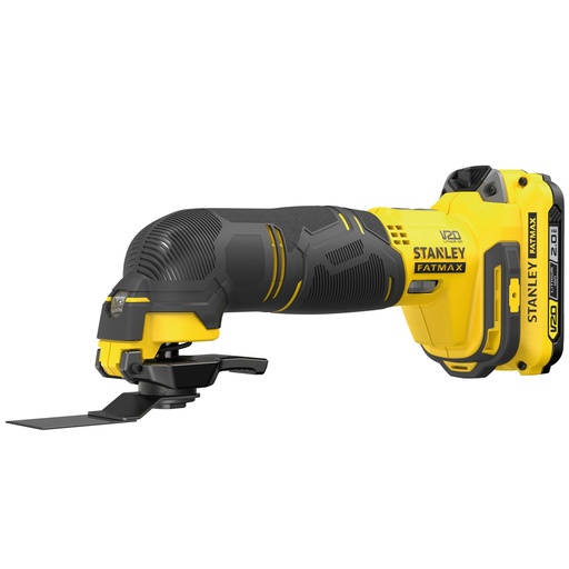 [PTG284.00004] STANLEY Oscillating Multitool 1 x 2.0Ah Kitbox, 18V, V20, SFMCE500D1K-GB