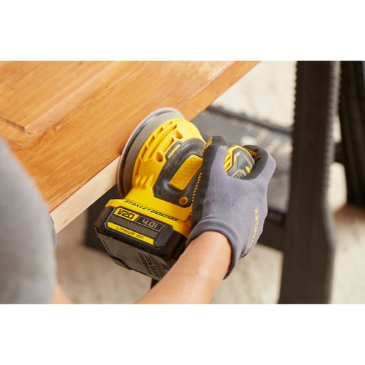 [PTG295.00031] STANLEY FATMAX® Slefuitor orbital fara fir cu baterie, V20, 18V, SFMCW220M1S