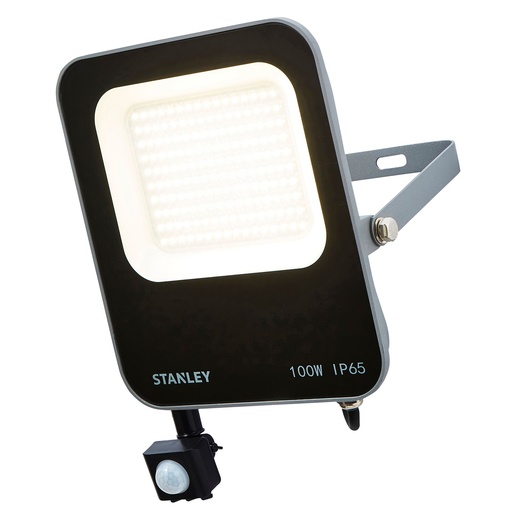 [PTG078.00001] STANLEY® LED Flood Light With PIR Sensor, 100W, IK10, 11000 Lumen, SXLS38696E