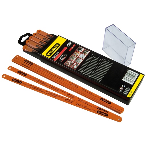 [PTG311.00045] STANLEY® Molybdenum Hacksaw Blades (100 pk.), 300mm, 24 TPI, 1-15-906