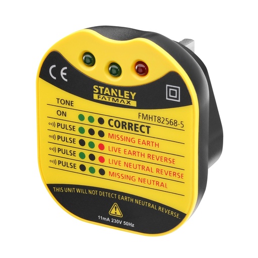 [PTG315.00011] STANLEY® FATMAX® Wall Plug Tester, 3-Pin, FMHT82568-5