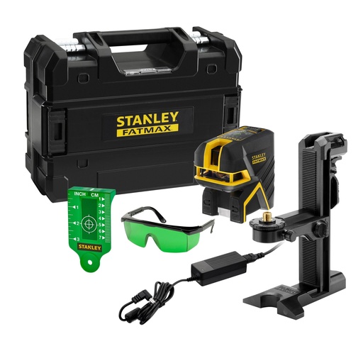 [PTG315.00040] STANLEY® FATMAX® 5-Spot and Cross Line Laser Level, Green, FMHT77598-1