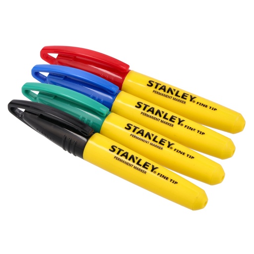 [PTG381.00006] STANLEY® Markere cu varf fin, de buzunar,, rosii, verzi, albastre si negre (72 buc.), 1-47-329
